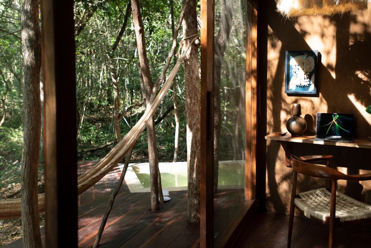 Ojo De Arbol, Boutique Cabin In The Real Jungle Τουλούμ Εξωτερικό φωτογραφία