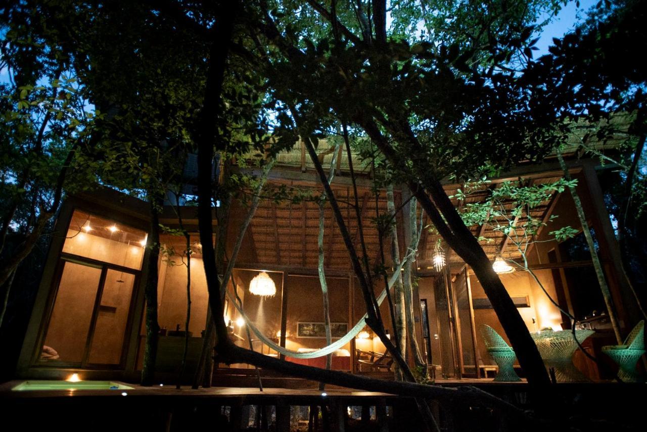 Ojo De Arbol, Boutique Cabin In The Real Jungle Τουλούμ Εξωτερικό φωτογραφία